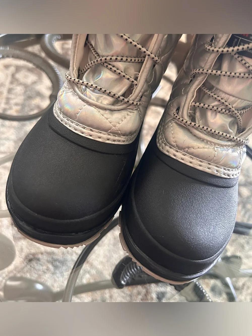 Ozark Trail Toddler Girls Waterproof 200G Shell Winter Boot